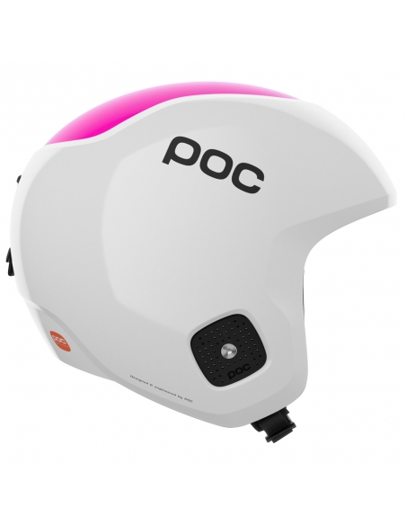 Kask narciarski POC Skull Dura JR Hydrogen White/Fluorescent Pink