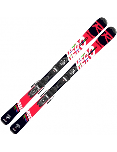 Narty Rossignol HERO JUNIOR + wiązania Look X-PRESS JR 7 GW 2021/22