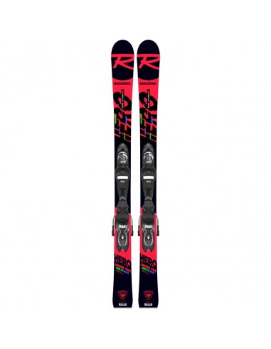 Juniorskie narty Rossignol HERO JUNIOR PRO MULTI-EVENT wraz z wiązaniami Look XPRESS 7