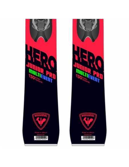 Juniorskie narty Rossignol HERO JUNIOR PRO MULTI-EVENT wraz z wiązaniami Look XPRESS 7