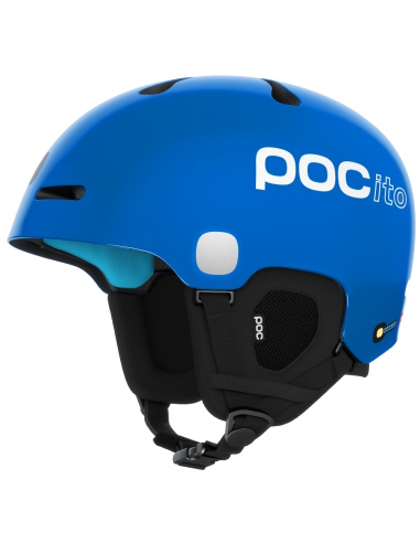 Dziecięcy kask narciarski POC POCito FORNIX SPIN Fluorescent Blue