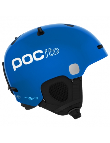 Dziecięcy kask narciarski POC POCito FORNIX SPIN Fluorescent Blue
