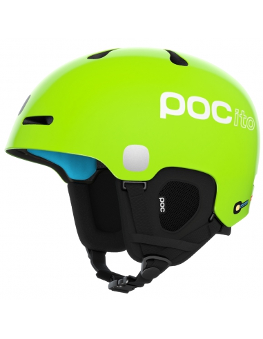 Dziecięcy kask narciarski POC POCito FORNIX SPIN Fluorescent Yellow/Green