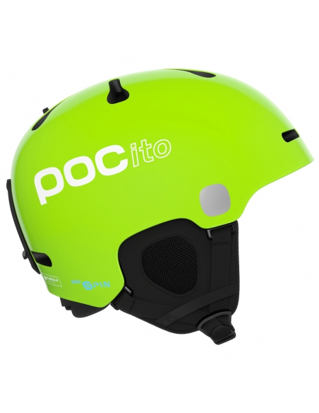 Dziecięcy kask narciarski POC POCito FORNIX SPIN Fluorescent Yellow/Green