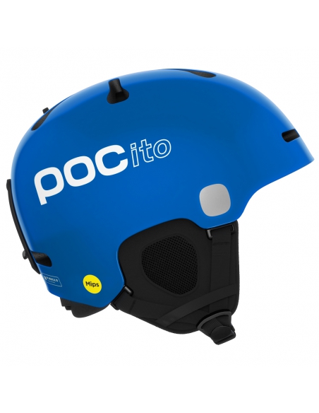 Dziecięcy kask narciarski POC POCito FORNIX MIPS Fluorescent Blue