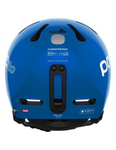 Dziecięcy kask narciarski POC POCito FORNIX MIPS Fluorescent Blue