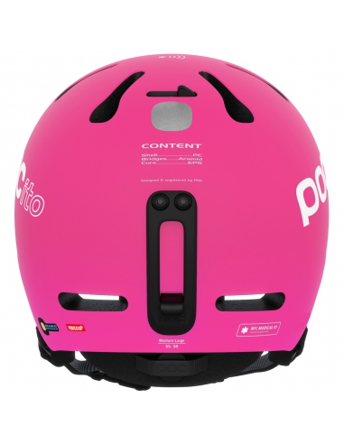 Dziecięcy kask narciarski POC POCito FORNIX MIPS Fluorescent Pink