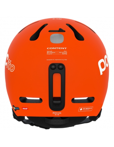 Dziecięcy kask narciarski POC POCito FORNIX MIPS Fluorescent Orange