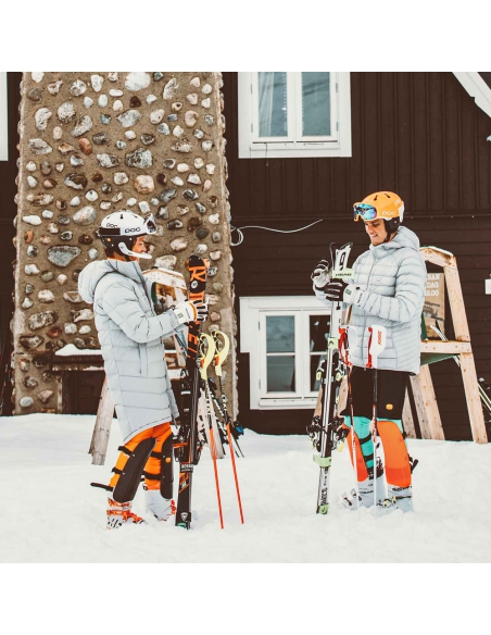 Ochraniacze narciarskie na golenie POC Shins Classic Junior Fluorescent Orange