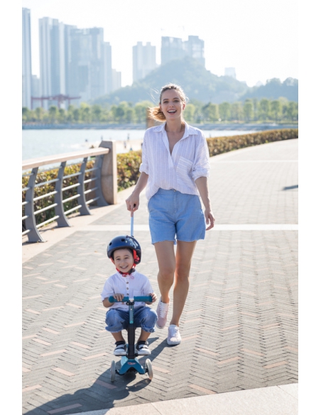 Hulajnoga i Jeździk Mini Micro Deluxe Plus 3w1 Pink LED