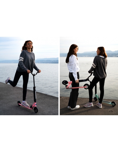 Miętowa dwukołowa hulajnoga Micro Sprite Deluxe Mint