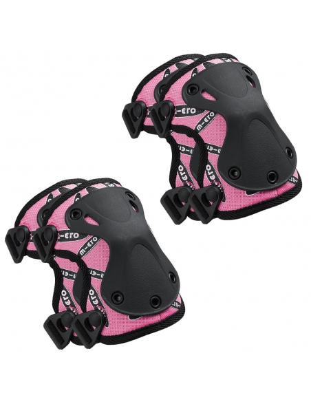 Ochraniacze dziecięce (na kolana i łokcie) Micro Pink