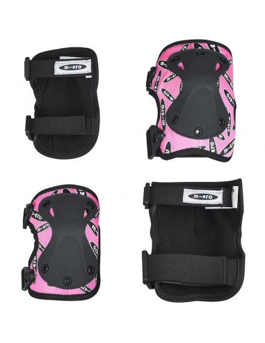 Ochraniacze dziecięce (na kolana i łokcie) Micro Pink