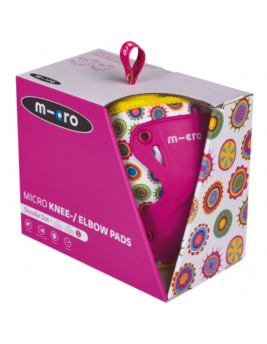 Ochraniacze dziecięce (na kolana i łokcie) Micro Doodle Dots
