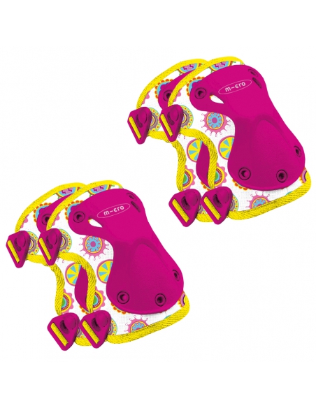 Ochraniacze dziecięce (na kolana i łokcie) Micro Doodle Dots