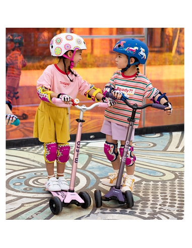 Ochraniacze dziecięce (na kolana i łokcie) Micro Doodle Dots