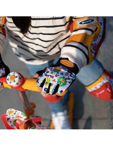 Ochraniacze dziecięce (na kolana i łokcie) Micro Monsters