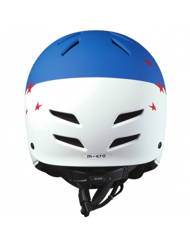 Kask dziecięcy Micro Racing (full face) White/Blue
