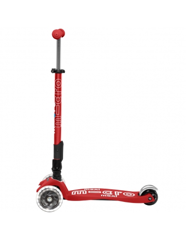 Hulajnoga Maxi Micro Deluxe Foldable Red LED (składana)