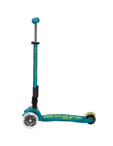 Hulajnoga Maxi Micro Deluxe Foldable Petrol Green LED (składana)