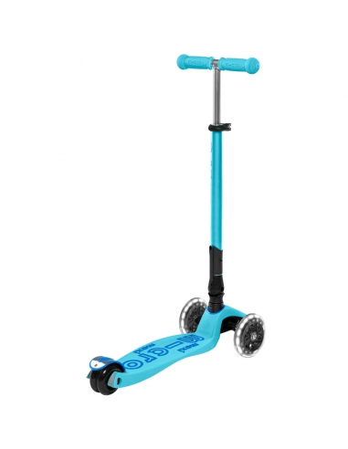 Hulajnoga Maxi Micro Deluxe Foldable Bright Blue LED (składana)