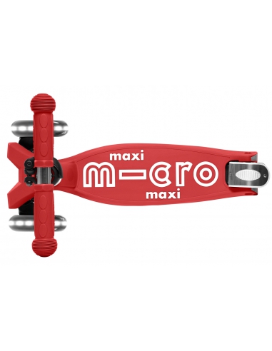 Hulajnoga Maxi Micro Deluxe Foldable Red LED (składana)