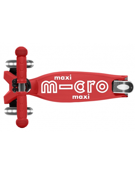 Hulajnoga Maxi Micro Deluxe Foldable Red LED (składana)