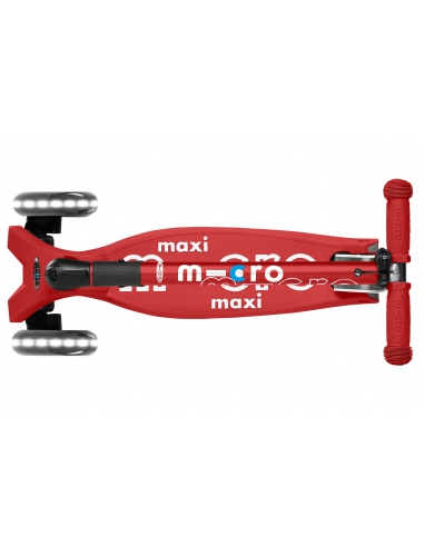 Hulajnoga Maxi Micro Deluxe Foldable Red LED (składana)