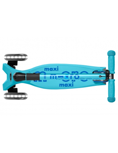 Hulajnoga Maxi Micro Deluxe Foldable Bright Blue LED (składana)
