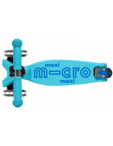 Hulajnoga Maxi Micro Deluxe Foldable Bright Blue LED (składana)