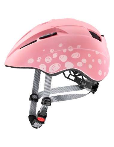 Kask dziecięcy Uvex Kid 2 CC Pink Polka Dots Mat