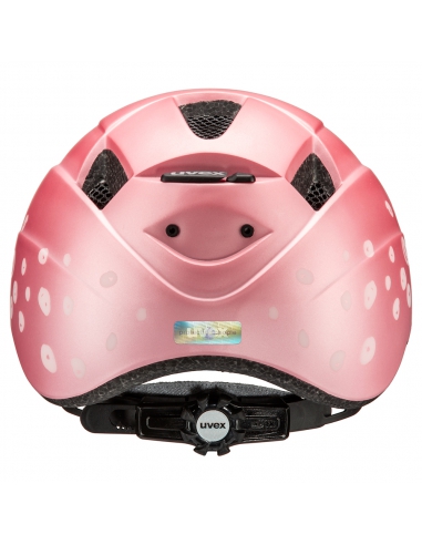 Kask dziecięcy Uvex Kid 2 CC Pink Polka Dots Mat