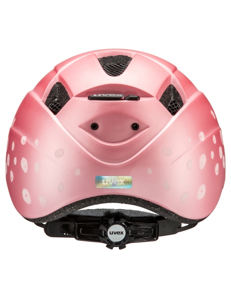 Kask dziecięcy Uvex Kid 2 CC Pink Polka Dots Mat