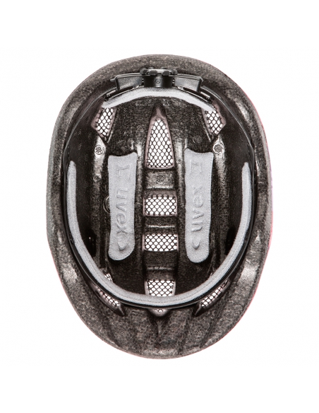 Kask dziecięcy Uvex Kid 2 CC Pink Polka Dots Mat