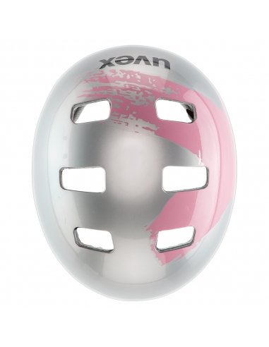 Kask dziecięcy Uvex Kid 3 Silver Rose