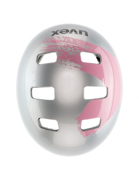 Kask dziecięcy Uvex Kid 3 Silver Rose