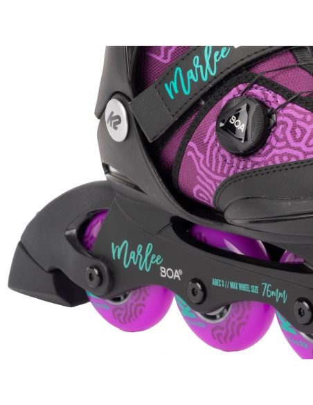 Rolki dziecięce K2 MARLEE BOA Purple/Turquoise