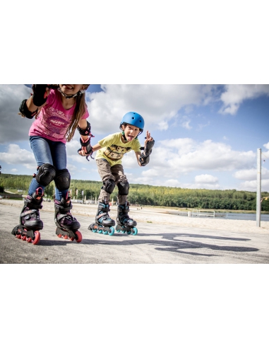 Rolki dziecięce K2 RAIDER BOA Red/Blue