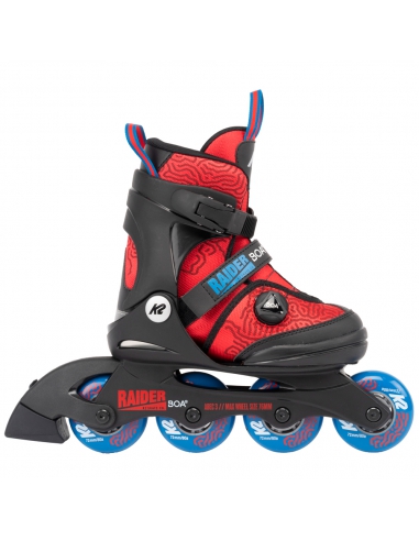 Rolki dziecięce K2 RAIDER BOA Red/Blue