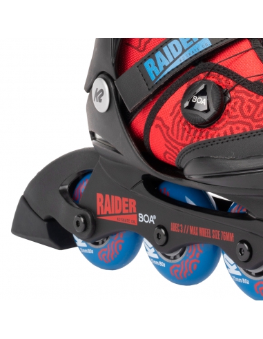 Rolki dziecięce K2 RAIDER BOA Red/Blue