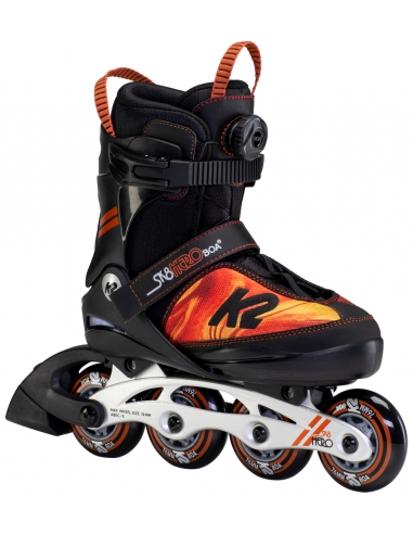 Rolki dziecięce K2 SK8 HERO BOA ALU Black/Orange