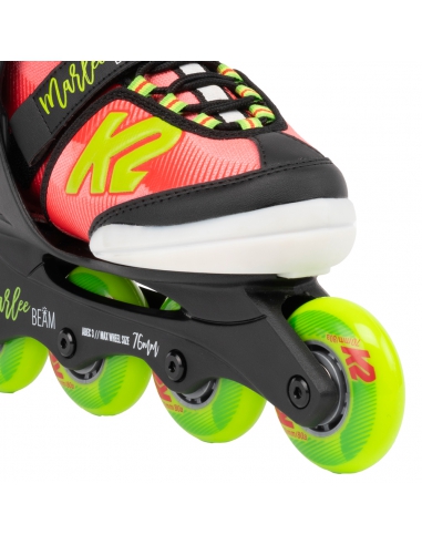 Rolki dziecięce K2 MARLEE BEAM LED Red/Green...