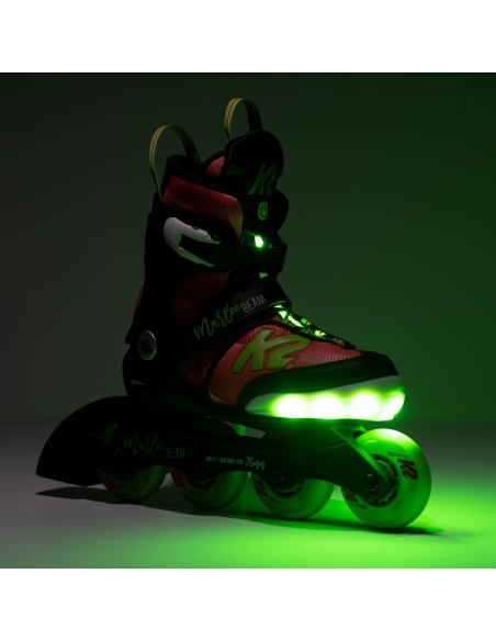 Rolki dziecięce K2 MARLEE BEAM LED Red/Green (świecące)