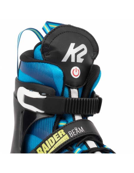 Rolki dziecięce K2 RAIDER BEAM LED Blue/Yellow (świecące)