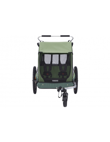 Przyczepka sportowo-rowerowa Thule Coaster XT Basil Green (1 lub 2-osobowa)