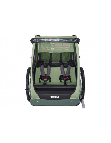 Przyczepka sportowo-rowerowa Thule Coaster XT Basil Green (1 lub 2-osobowa)