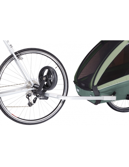 Przyczepka sportowo-rowerowa Thule Coaster XT Basil Green (1 lub 2-osobowa)