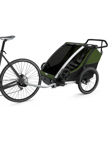 Przyczepka sportowo-rowerowa Thule Chariot Cab 2 Cypress Green (2-osobowa)
