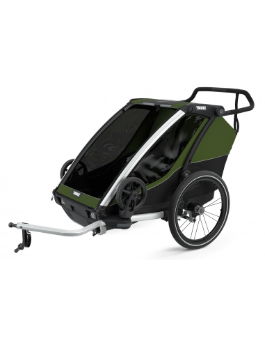 Przyczepka sportowo-rowerowa Thule Chariot Cab 2 Cypress Green (2-osobowa)