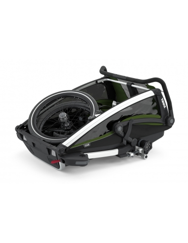 Przyczepka sportowo-rowerowa Thule Chariot Cab 2 Cypress Green (2-osobowa)